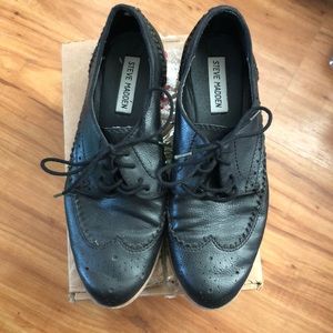 Steve Madden oxford black shoes women’s 9
